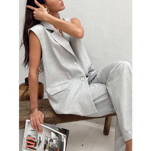 Женские брючные костюмы BerryGo China At AliExpress