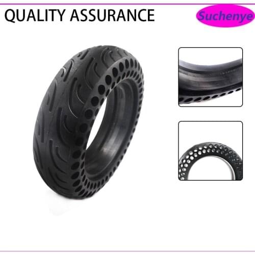 10 Inch 10x2.75-6.5 Solid Tire for FLJ SK1 Dualtron 3 Electric Scooter Speedway 5 10*2.75 Double Honeycomb Solid Tire