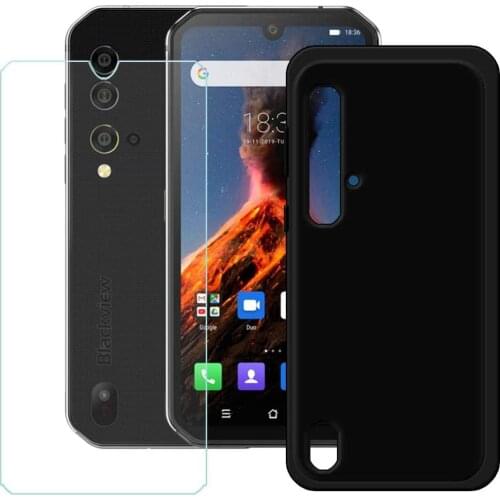For Blackview BV9900 Tempered Glass Case Soft Silicone Phone Case With Full Tempered Glass For Blackview BV9900 Pro Couqe Funda