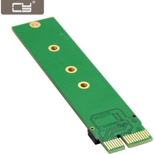 CY PCIe PCI-E 3.0 1x x1 to NGFF M-key M key M.2 NVME AHCI SSD Vertical Adapter for XP941 SM951 PM951 960 EVO SSD