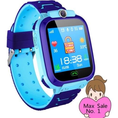 Kids smart watch water proof IP67 SOS Smart watch children 2g Sim card Anti-lost smart watch baby 2G location tacker clock call