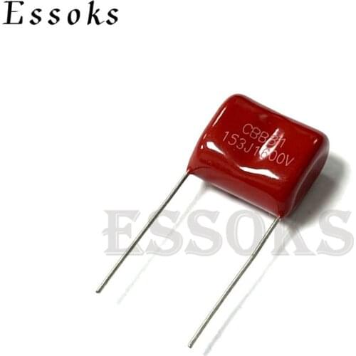 10PCS 1600V153J 0.015UF Pitch 15mm 15NF 1600V 153 153J CBB Polypropylene film capacitor