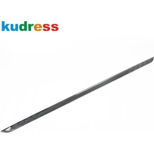 Rear Trunk Lid Cover Trim For Hyundai Elantra 2021 2022 Carbon Fiber Tail Gate Decoration Strip Sticker Car Styling Accessories