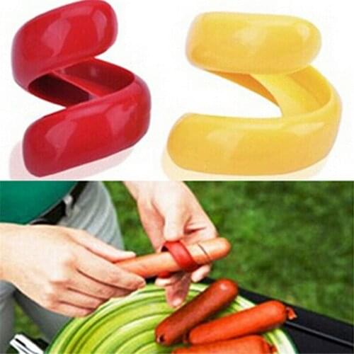 Kitchen BBQ tools Barbecue Hot Dog Slice Plastic PP Sausage knife Creative Cooking Tool Kitchen Supplies 2 pcs
