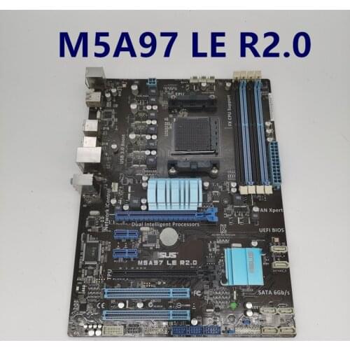 For aSUS M5A97 LE R2.0 original motherboard Socket AM3+DDR3 USB2.0 USB3.0 32GB 970 used Desktop motherboard PC
