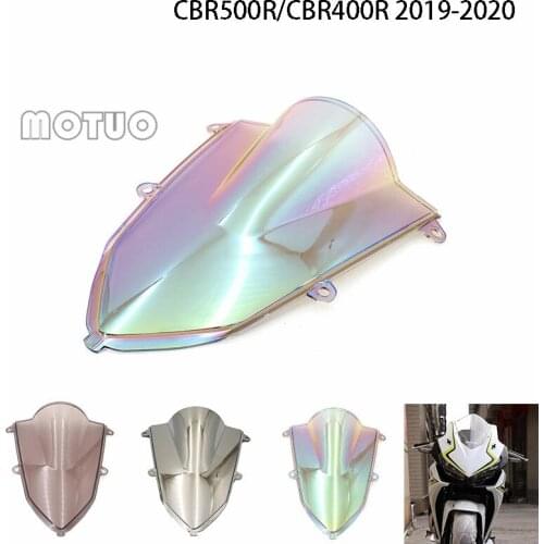 Motorcycle New Windshield Deflector Visor Viser WindScreen For HONDA CBR 400R 2019 CBR 500R 19 cbr500r 2019
