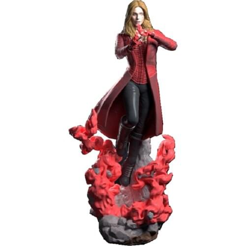 1/6 37CM 3D Printing America Woman Hero Garage Kit GK Model Unpainted High Quality ,White-Film Collection To Painter A065