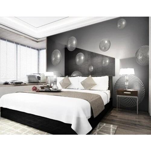 Custom Mural Wallpaper 3d stereo metal sphere abstract creative space 3d Fashion Photo Wallpapers Home Decor