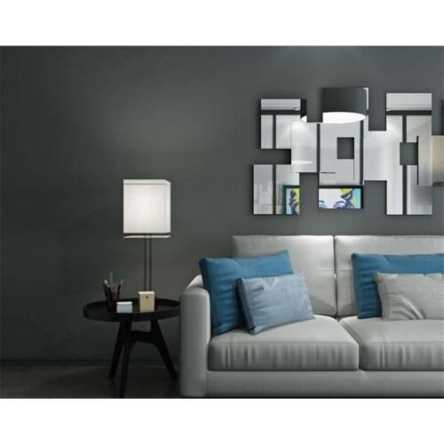 Beibehang wallpaper for walls 3 d High-end temperament gray solid color wallpaper 3D living room bedroom studio wallpaper roll
