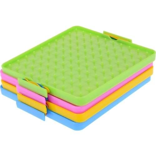 Teaching Instrument Puzzle Game Toy Nailboard Tool Plastic Nail Plate Primary Mathematics Geometry Demo Children Educational Toy