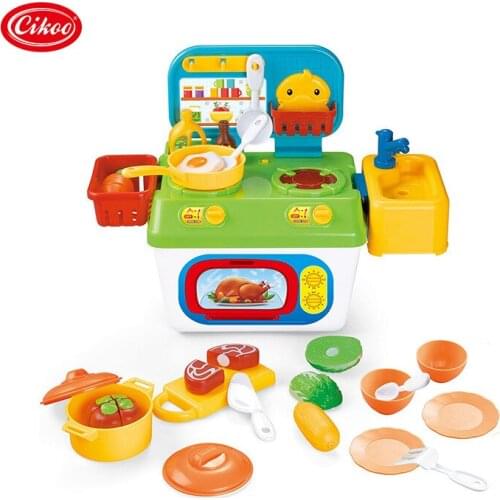 Authentic Water Kitchenware Home Grown Toys Fruit and Vegetable Kitchens Pretend Play Toys Dollhouse Kitchen Toy Kitchen Set