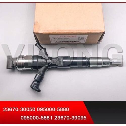 GENUINE NEW COMMON RAIL DIESEL INJECTOR FOR DE-NSO TOYOTA 2KD-FTV HIACE TURBO 23670-30050 095000-5880 095000-5881 23670-39095