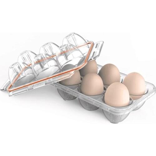Fire-Maple Fridge Transparent Egg Box Outdoor Egg Storage Box Fresh Box Egg Shelf Travel Essentials
