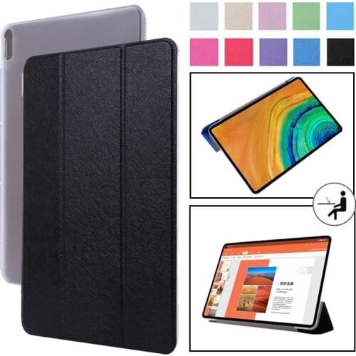 Luxury Case for Huawei MatePad Pro 10.8" Mate Pad 10.4 PU Leather Flip Stand Tablet Funda for Mediapad T3 M5 Lite T5 8.0 10 10.1