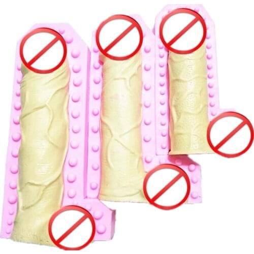 Men Penis Shaped Silicone Mold Soap 3D Adults Mould Form For Cake Decoration Chocolate Resin Gypsum Candle Sexy Large Male Organ