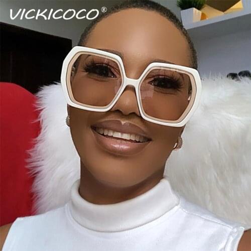 Vintage Oversized Square Sunglasses Women Luxury Brand Black Leopard Sun Glasses Men Female Elegant Big Shades UV400 oculos