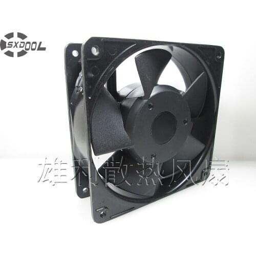 SXDOOL cooling fan 220V UF-12A23 BTH 12038 dual ball bearing axial cooler
