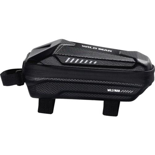 WILD MAN Rainproof Bike Bag Frame Front Top Tube Cycling Bag Phone Case Touchscreen Bag MTB Bicycle Accessories