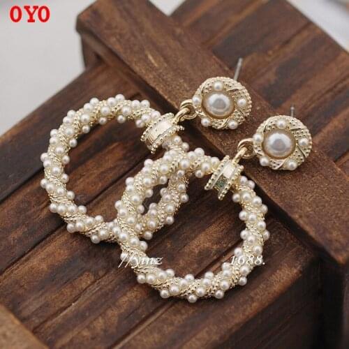 Li bei han edition joker temperament web celebrity earrings raider female long pendant contracted OXC079342B personality