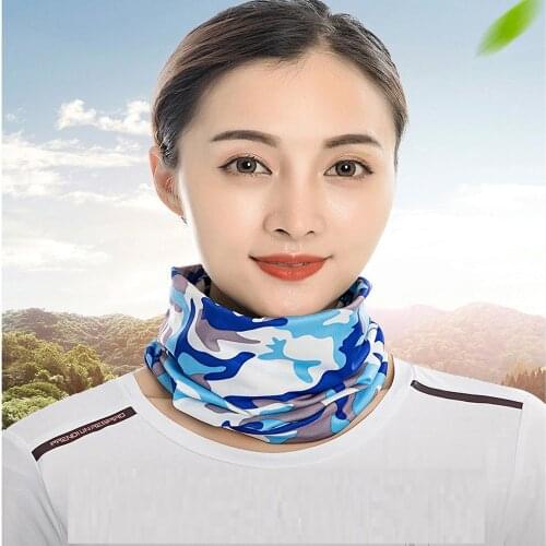 1pcs Camouflage Series Hiking Scarf men/Women Reversible Turban Hand Band Magic Outdoor Ice silk sweat absorption quick drying
