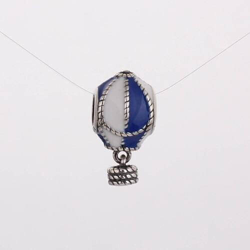 Authentic 925 Silver Charms Bead Balloon Pendant Charm Women DIY Jewelry Fit Silver Charm Bracelets For Women & Men Jewelry