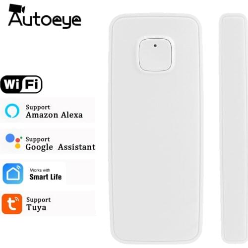 Tuya Smart Life Wireless Door/Window Detector App Notification Alerts Security Sensor Support Alexa Google Home No Need Hub