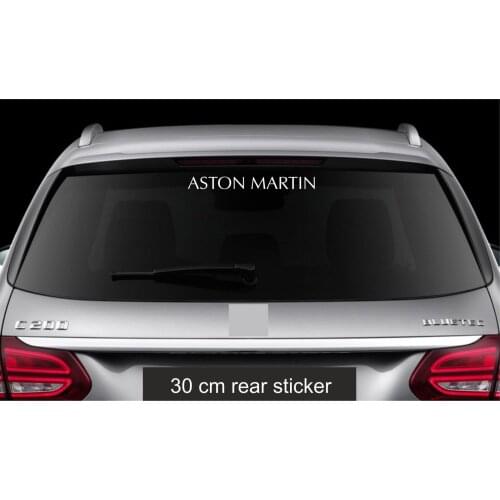 For Rear Window sticker fits Aston Martin Vinyl Decal Emblem Car Logo RW3
