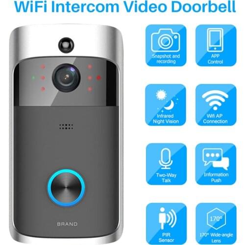 Intercom For Home Doorbell Camera 1080P Video WiFi Phone Door Bell WIFI Doorbell Apartments IR Alarm Wireless Security IP Camera