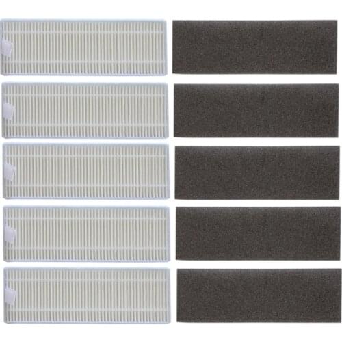5pcs/lot Robot Vacuum Cleaner HEPA Filter for Gutrend SENSE 410 Robotic Vacuum Cleaner Spare Parts Accessories