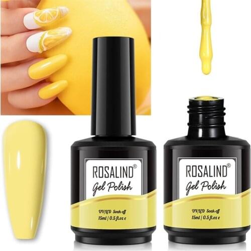 Gel Nail Polish 15ml 10 Colors Semi Permanent Manicure Nail Art Gel Varnishes Hybrid Base Top Coat For Gel Polish
