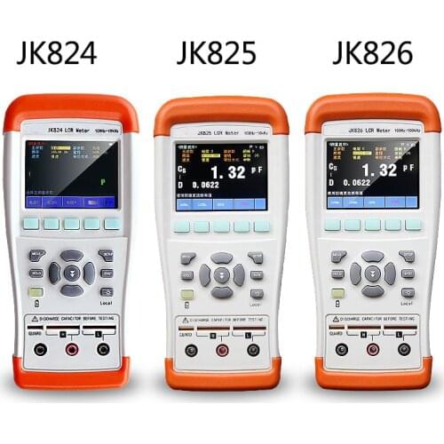 JK824 Handheld LCR Digital Bridge Capacitance Tester High Precision Inductance Meter Resistance Tester Electronic Lab Equipment