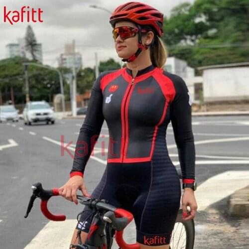 KAFITT Cycling Wear Suit Professional Cycling Wear Black Long-sleeved Shirt Racing Suit Professional Sports Jersey Jumpsuit