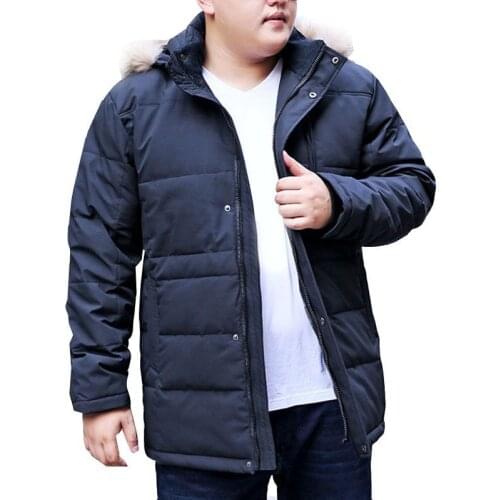 MFERLIER thick keep warm down jackets 6XL 7XL 8XL 9XL 10XL large size long sleeve winter coats