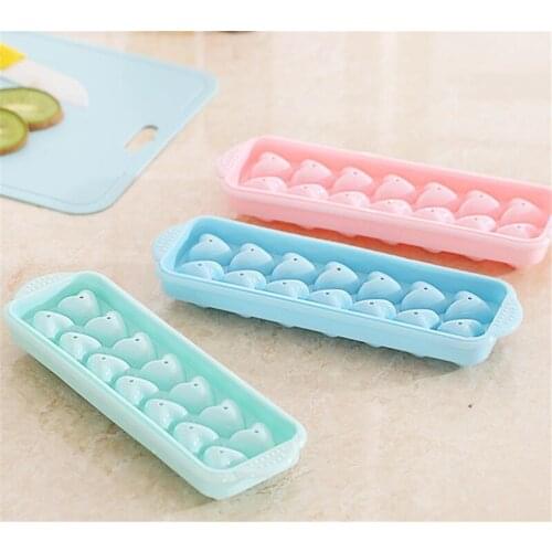 Hot 100pcs/lot Plastic Molds Ice Tray 14 Grid 3D Round Ice Molds Bar Party Use Round Ball Ice Cube Makers Kitchen DIY Ice Cream