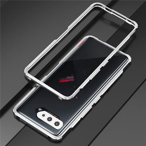 Metal Protective Frame Case Bumper Slim Lock Screw Phone Cover w/ Lens Ring for ASUS ROG5/5pro/ultimate Phone Shell