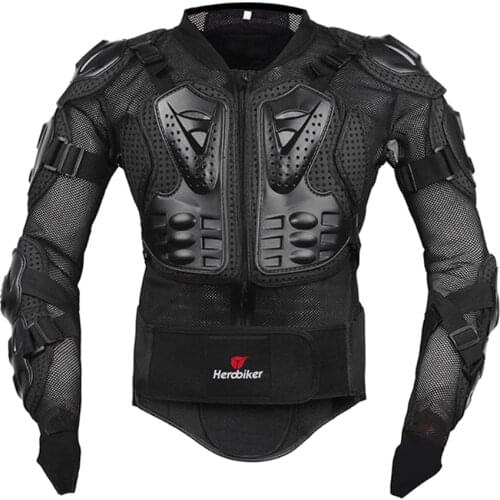Motorcycle Jacket Men Full Body Motorbike Armor Protection Jacket Motocross Racing Moto Jacket Riding Protectors 4XL-5XL