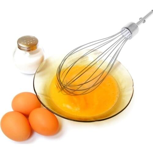 New Hot Sell Electric Egg Beater Accessories Frother Mixer Whisk Stainless Steel Kitchen Tool