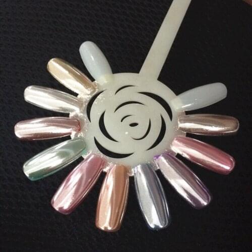 Wholesale SUPER MIRROR Silver Pigment Shining Chrome Mirror Powder Nail Art Decoration Sequins Nail Glitter Powder Manicure