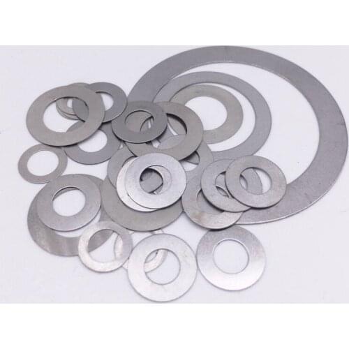 100Pcs Shim Washer ID 6mm 7mm 8mm Stainless Steel Flat Washer Ultrathin gasket Thin Shim
