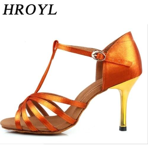 Hot selling Women Tango Ballroom Dance Shoes Salsa Professional Dancing Shoes For Girls Ladies High Heel 5.5 6.5 7.5 8.5