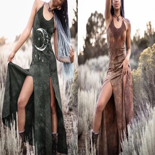 S-5XL Vintage Medieval Costumes for Women Renaissance Gothic Punk Dress Halloween Adult Cosplay Middle Ages Party Clothing