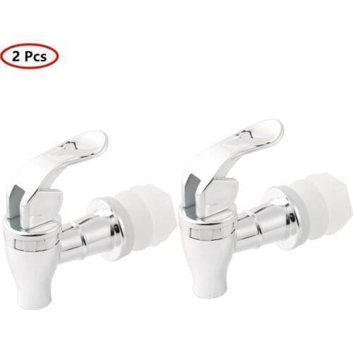 2pc Glass Wine Bottle Faucet Jar Beer Brew Bottling Spigot Filler Spout Bucket Tap Plastic For Homebrew Wine Beer Bar Accessorie