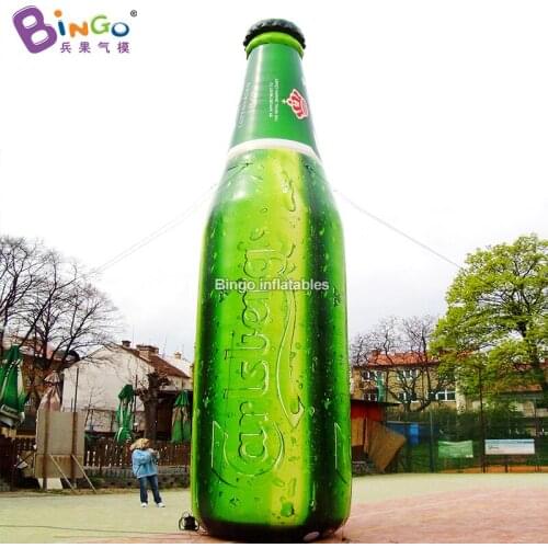 Free express 10mh inflatable glass bottle toy / advert LOGO soda water glass for promotions