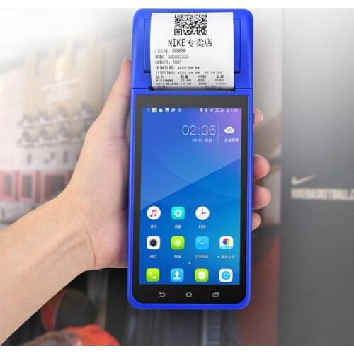 Bluetooth Thermal Printer 58mm Wifi Handheld Terminal POS Android PDA device NFC Wireless FREE POS System Billing Machine