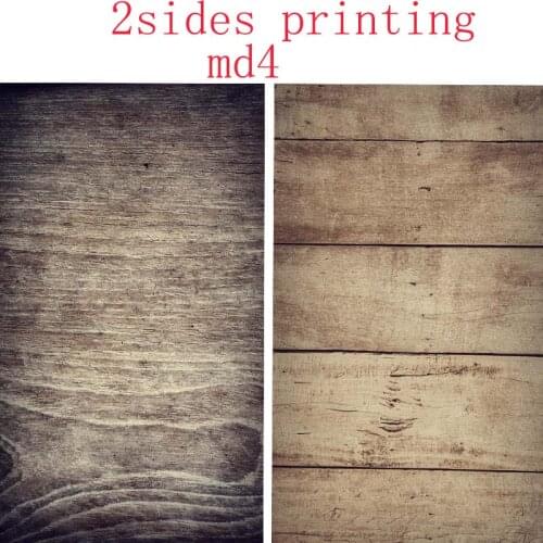 Old Yellow Wood Photo Studio Backgrounds 57x87cm 2sides PVC Cover Waterproof Paper Backdrops Wood Marble Wall Printing