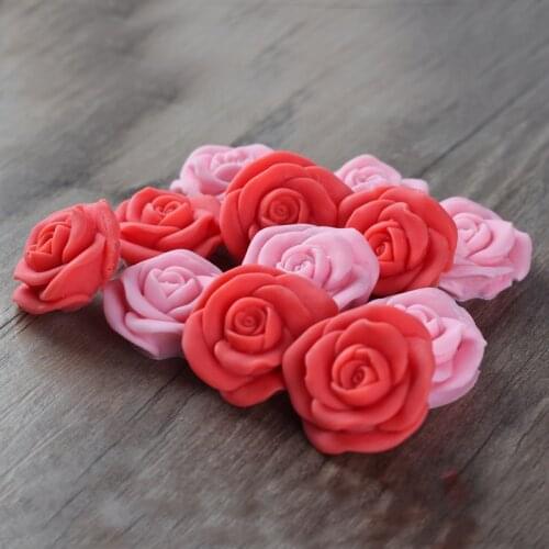 Handmade Soap Molds 3D Rose Flower Shaped Silicone Moulds Wedding Scene Decorative Craft Tool