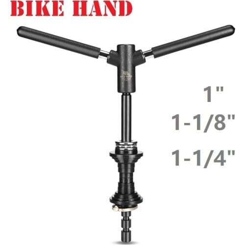 BIKE HAND Bicycle Repair Tool Front Fork 1-1/8" 1-1/4" Handset Press Installation Tool Bike Press Fit Bottom Bracket Tools