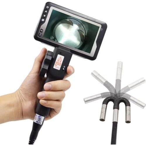 8mm Dual Lens USB Snake Inspection Camera Type C Borescope 2.0 MP HD Camera with 8 LEDs for Android Smartphone and Windows