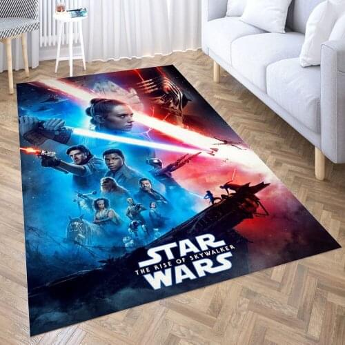 S-t-ar W-a-rs Episode IX The Rise of Skywalker Rugs Non-Slip Floor Mat Doormats Home Rug Bedroom Door Mat Kitchen Rugs Yoga Mat