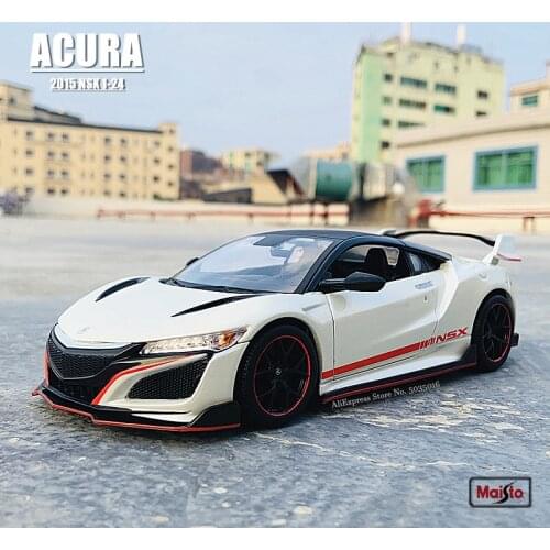 Maisto 1:24 New hot sale Honda ACURA 2018 NSX simulation alloy car model crafts decoration collection toy tools gift